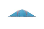 Vidaxl Family Tent Dome 6-person Blue Waterproof Vidaxl Family Tent Dome 6-person Blue Waterproof