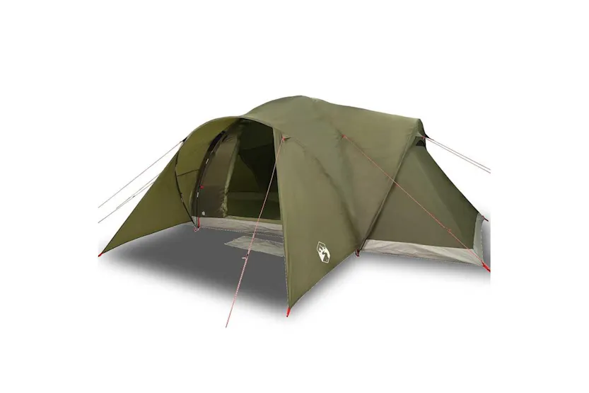 Vidaxl Family Tent Dome 6-person Olive Green Waterproof Vidaxl Family Tent Dome 6-person Olive Green Waterproof