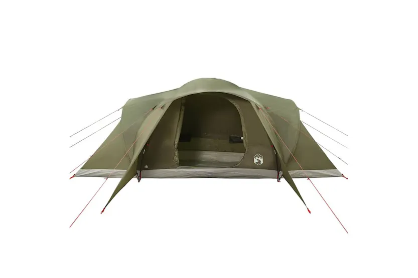 Vidaxl Family Tent Dome 6-person Olive Green Waterproof Vidaxl Family Tent Dome 6-person Olive Green Waterproof