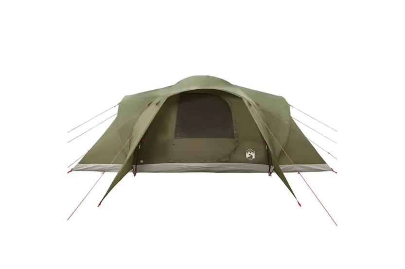 Vidaxl Family Tent Dome 6-person Olive Green Waterproof Vidaxl Family Tent Dome 6-person Olive Green Waterproof