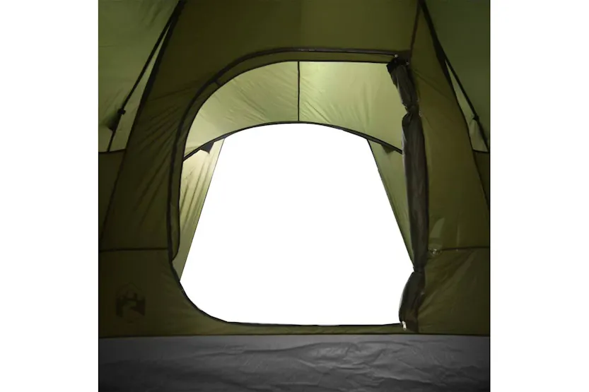 Vidaxl Family Tent Dome 6-person Olive Green Waterproof Vidaxl Family Tent Dome 6-person Olive Green Waterproof