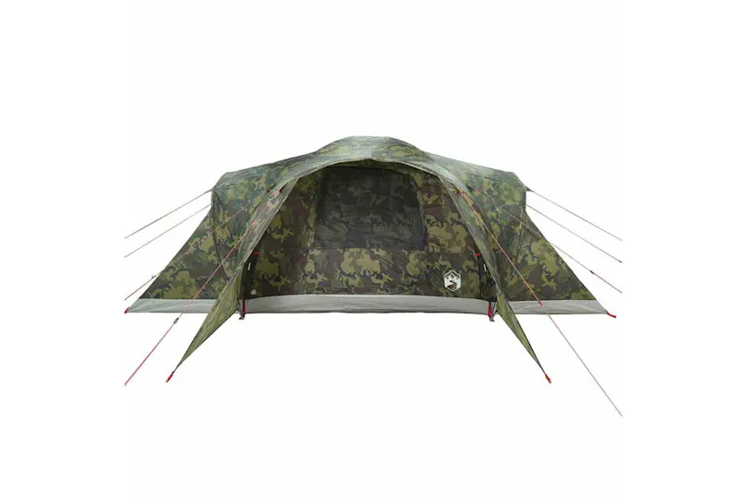 Vidaxl Family Tent Dome 6-person Camouflage Waterproof Vidaxl Family Tent Dome 6-person Camouflage Waterproof