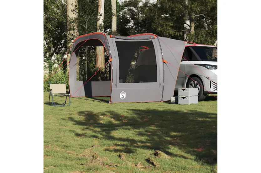 Vidaxl Car Tent Grey And Orange Waterproof Vidaxl Car Tent Grey And Orange Waterproof