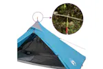Vidaxl Hanging Tent Tipi 1-person Blue Waterproof Vidaxl Hanging Tent Tipi 1-person Blue Waterproof