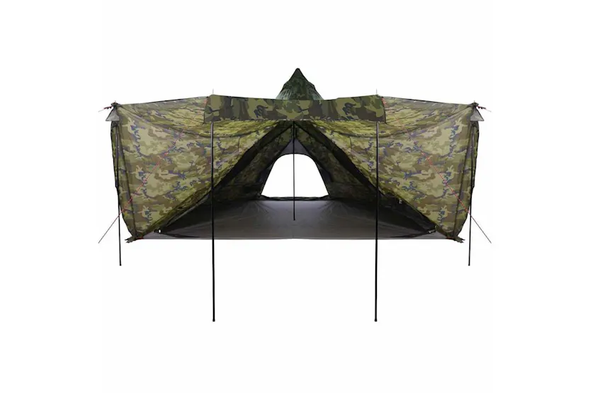 Vidaxl Family Tent Tipi 8-person Camouflage Waterproof Vidaxl Family Tent Tipi 8-person Camouflage Waterproof