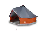 Vidaxl Family Tent Tipi 6-person Grey And Orange Waterproof Vidaxl Family Tent Tipi 6-person Grey And Orange Waterproof