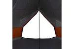 Vidaxl Family Tent Tipi 6-person Grey And Orange Waterproof Vidaxl Family Tent Tipi 6-person Grey And Orange Waterproof
