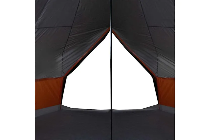 Vidaxl Family Tent Tipi 6-person Grey And Orange Waterproof Vidaxl Family Tent Tipi 6-person Grey And Orange Waterproof