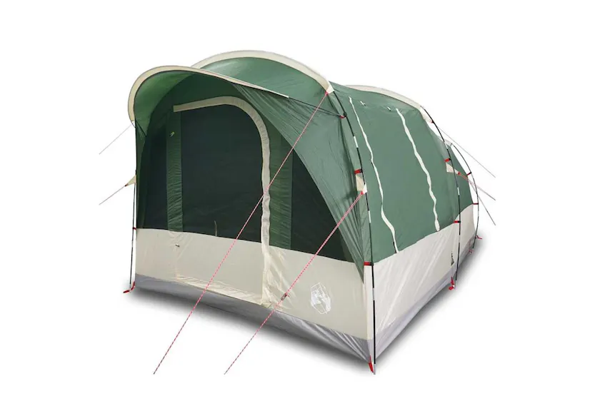 Vidaxl Camping Tent Tunnel 3-person Green Waterproof Vidaxl Camping Tent Tunnel 3-person Green Waterproof