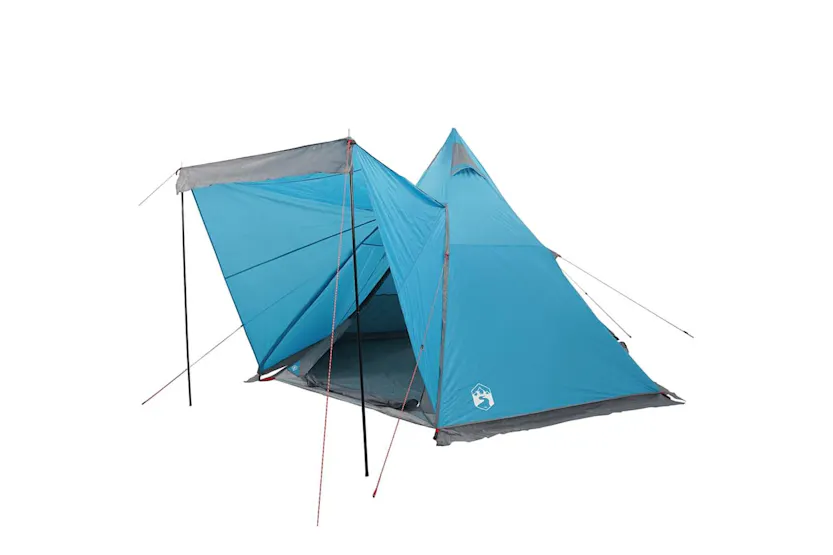 Vidaxl Family Tent Tipi 6-person Blue Waterproof Vidaxl Family Tent Tipi 6-person Blue Waterproof