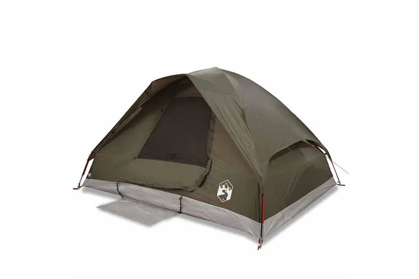 Vidaxl Family Tent Dome 6-person Brown Waterproof Vidaxl Family Tent Dome 6-person Brown Waterproof