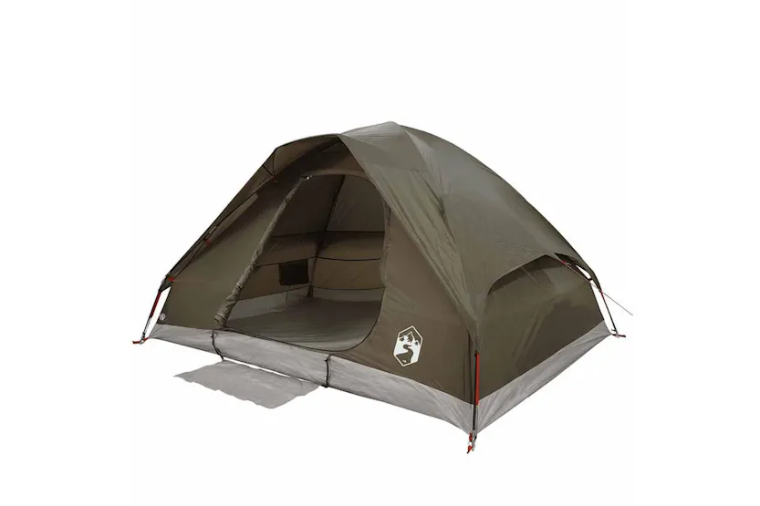 Vidaxl Family Tent Dome 6-person Brown Waterproof Vidaxl Family Tent Dome 6-person Brown Waterproof