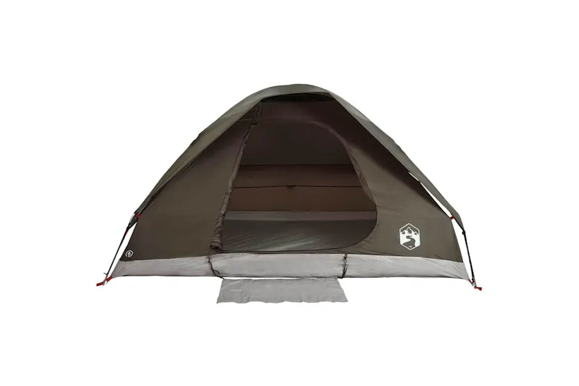 Vidaxl Family Tent Dome 6-person Brown Waterproof Vidaxl Family Tent Dome 6-person Brown Waterproof