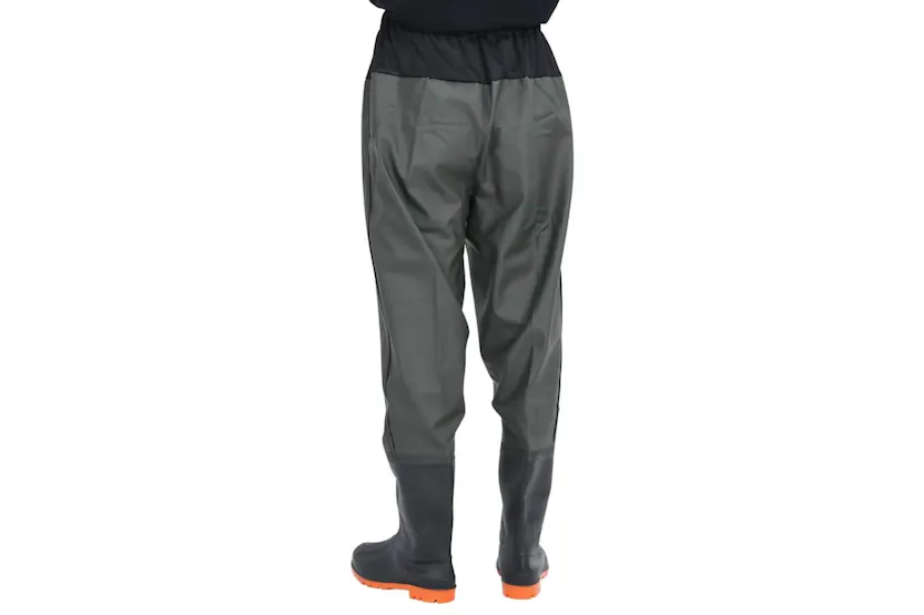 Vidaxl Waist Waders With Boots Dark Green Size 46 Vidaxl Waist Waders With Boots Dark Green Size 46