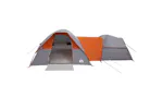 Vidaxl Camping Tent 5-person Grey And Orange Waterproof Vidaxl Camping Tent 5-person Grey And Orange Waterproof