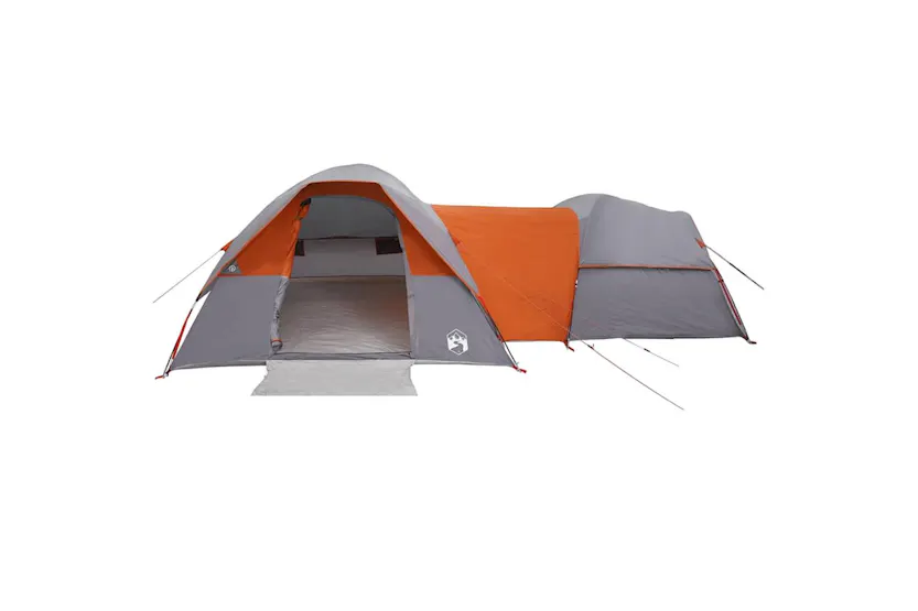 Vidaxl Camping Tent 5-person Grey And Orange Waterproof Vidaxl Camping Tent 5-person Grey And Orange Waterproof