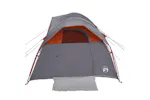 Vidaxl Camping Tent 5-person Grey And Orange Waterproof Vidaxl Camping Tent 5-person Grey And Orange Waterproof