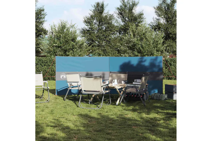 Vidaxl Camping Windbreak Blue 344x120 Cm Waterproof Vidaxl Camping Windbreak Blue 344x120 Cm Waterproof
