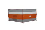 Vidaxl Camping Windbreak Grey And Orange 340x130 Cm Waterproof Vidaxl Camping Windbreak Grey And Orange 340x130 Cm Waterproof