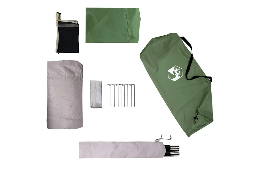 Vidaxl Camping Tent 1-person Green Waterproof Vidaxl Camping Tent 1-person Green Waterproof