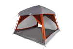 Vidaxl Family Tent Cabin 6-person Grey And Orange Waterproof Vidaxl Family Tent Cabin 6-person Grey And Orange Waterproof