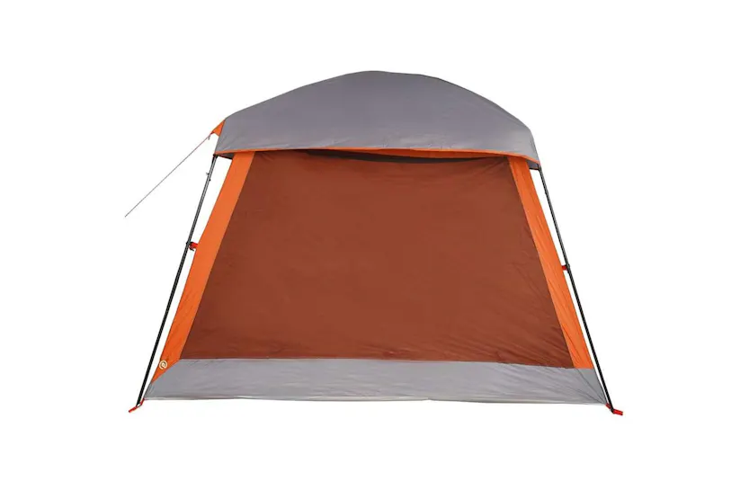 Vidaxl Family Tent Cabin 6-person Grey And Orange Waterproof Vidaxl Family Tent Cabin 6-person Grey And Orange Waterproof