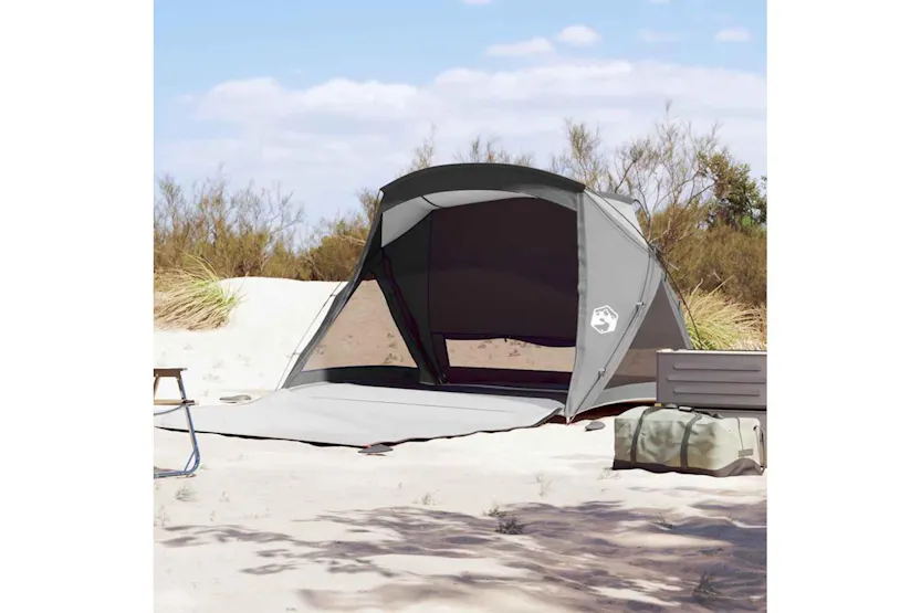 Vidaxl Beach Tent 2-person Grey Waterproof Vidaxl Beach Tent 2-person Grey Waterproof