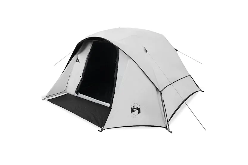 Vidaxl Camping Tent Cabin 4-person White Blackout Fabric Waterproof Vidaxl Camping Tent Cabin 4-person White Blackout Fabric Waterproof
