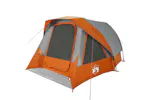Vidaxl Family Tent Cabin 6-person Grey And Orange Waterproof Vidaxl Family Tent Cabin 6-person Grey And Orange Waterproof