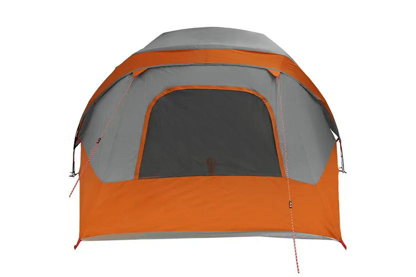 Vidaxl Family Tent Cabin 6-person Grey And Orange Waterproof Vidaxl Family Tent Cabin 6-person Grey And Orange Waterproof