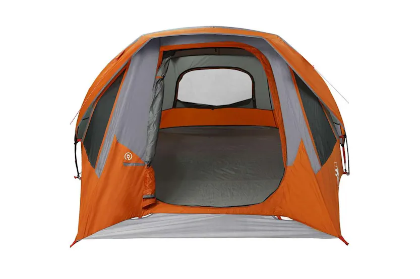 Vidaxl Family Tent Cabin 6-person Grey And Orange Waterproof Vidaxl Family Tent Cabin 6-person Grey And Orange Waterproof
