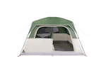 Vidaxl Family Tent Cabin 6-person Green Waterproof Vidaxl Family Tent Cabin 6-person Green Waterproof