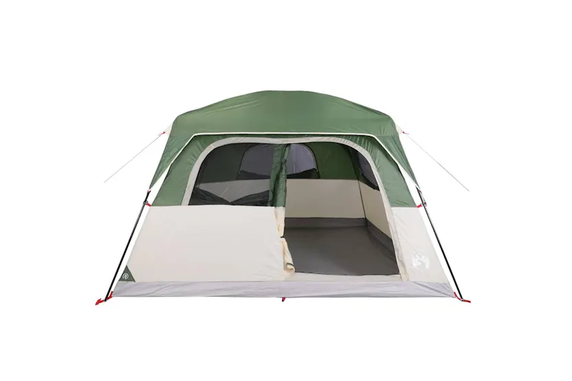 Vidaxl Family Tent Cabin 6-person Green Waterproof Vidaxl Family Tent Cabin 6-person Green Waterproof