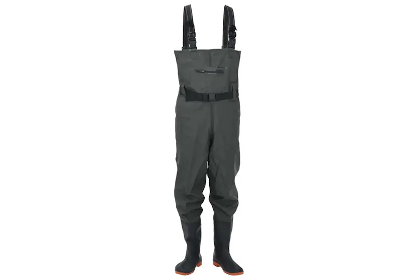 Vidaxl Chest Waders With Boots And Belt Dark Green Size 43 Vidaxl Chest Waders With Boots And Belt Dark Green Size 43