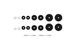 Vidaxl Dumbbell With Plates Set 40 Kg Cast Iron & Chrome Plated Steel Vidaxl Dumbbell With Plates Set 40 Kg Cast Iron & Chrome Plated Steel