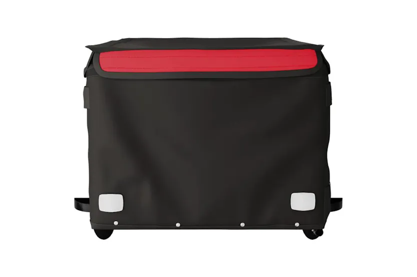 Vidaxl Bike Trailer Black And Red 45 Kg Iron Vidaxl Bike Trailer Black And Red 45 Kg Iron