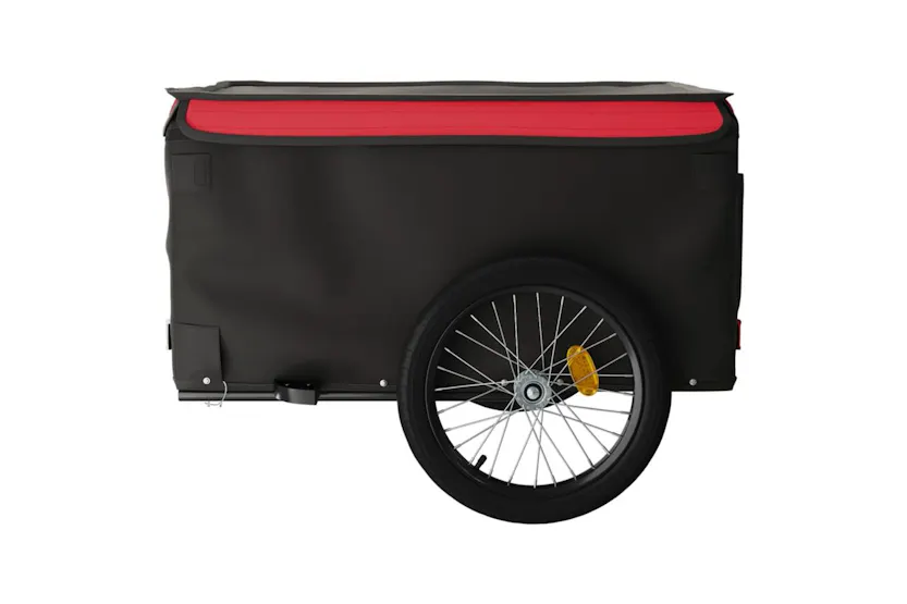 Vidaxl Bike Trailer Black And Red 45 Kg Iron Vidaxl Bike Trailer Black And Red 45 Kg Iron
