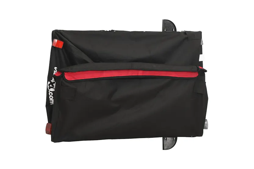 Vidaxl Bike Trailer Black And Red 45 Kg Iron Vidaxl Bike Trailer Black And Red 45 Kg Iron