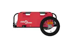 Vidaxl Bike Trailer Red Oxford Fabric And Iron Vidaxl Bike Trailer Red Oxford Fabric And Iron