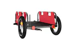 Vidaxl Bike Trailer Red Oxford Fabric And Iron Vidaxl Bike Trailer Red Oxford Fabric And Iron