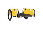 Vidaxl Bike Trailer Yellow Oxford Fabric And Iron Vidaxl Bike Trailer Yellow Oxford Fabric And Iron