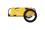 Vidaxl Bike Trailer Yellow Oxford Fabric And Iron Vidaxl Bike Trailer Yellow Oxford Fabric And Iron