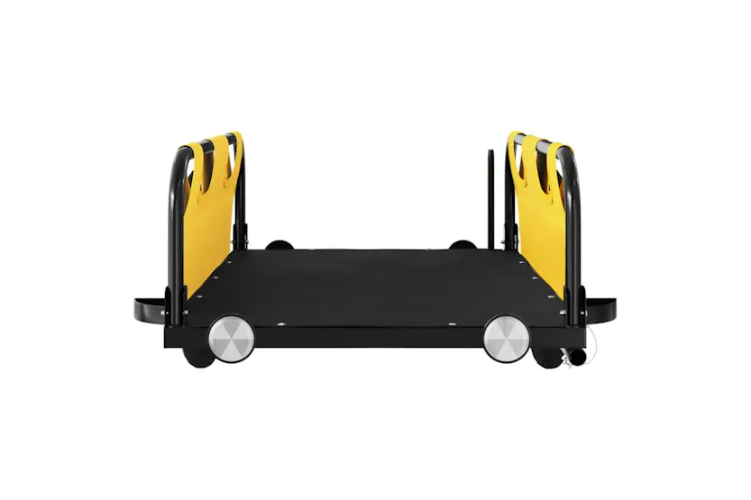 Vidaxl Bike Trailer Yellow Oxford Fabric And Iron Vidaxl Bike Trailer Yellow Oxford Fabric And Iron