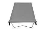 Vidaxl Camping Beds 2 Pcs 180x60x19 Cm Oxford Fabric And Steel Grey Vidaxl Camping Beds 2 Pcs 180x60x19 Cm Oxford Fabric And Steel Grey