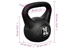 Vidaxl Kettlebell 16 Kg Vidaxl Kettlebell 16 Kg