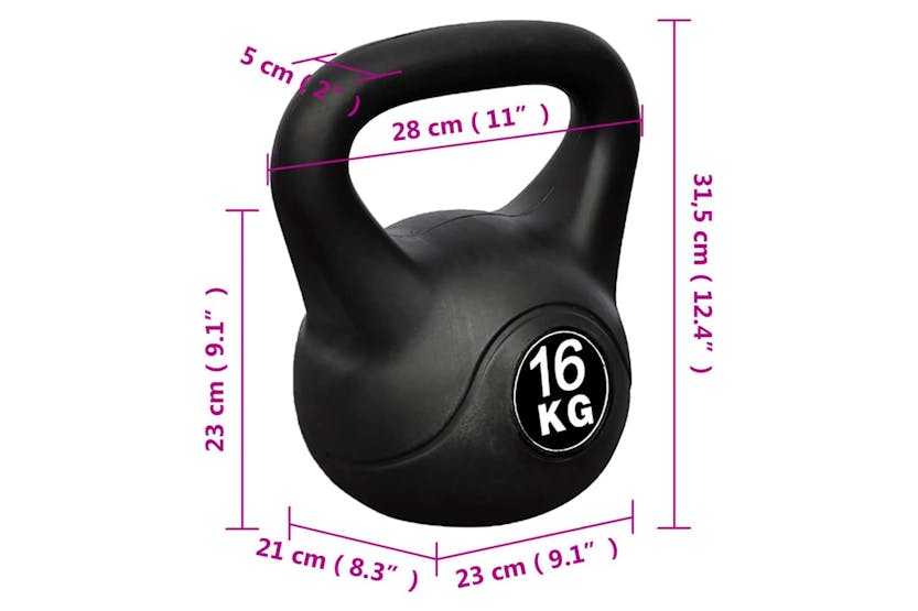 Vidaxl Kettlebell 16 Kg Vidaxl Kettlebell 16 Kg
