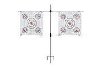 Vidaxl Target Paper Stand With Shooting Papers 78x76 Cm Steel Vidaxl Target Paper Stand With Shooting Papers 78x76 Cm Steel
