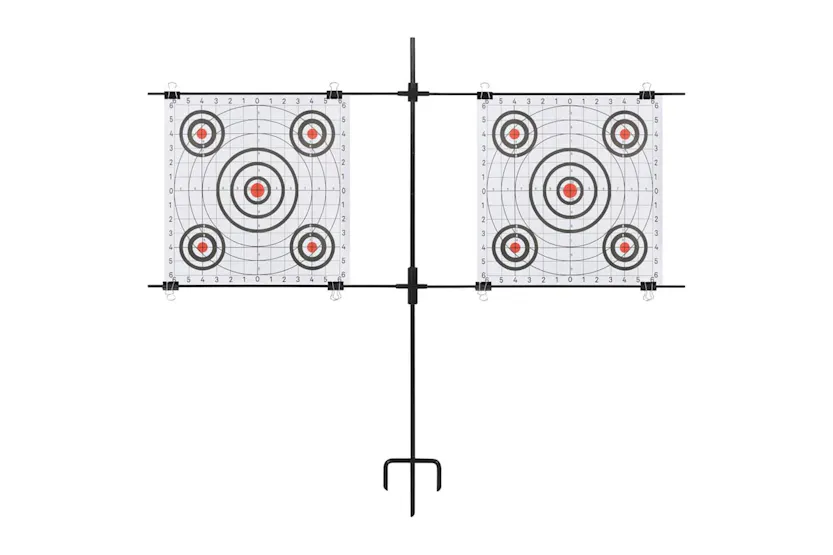 Vidaxl Target Paper Stand With Shooting Papers 78x76 Cm Steel Vidaxl Target Paper Stand With Shooting Papers 78x76 Cm Steel