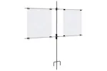 Vidaxl Target Paper Stand With Shooting Papers 78x76 Cm Steel Vidaxl Target Paper Stand With Shooting Papers 78x76 Cm Steel