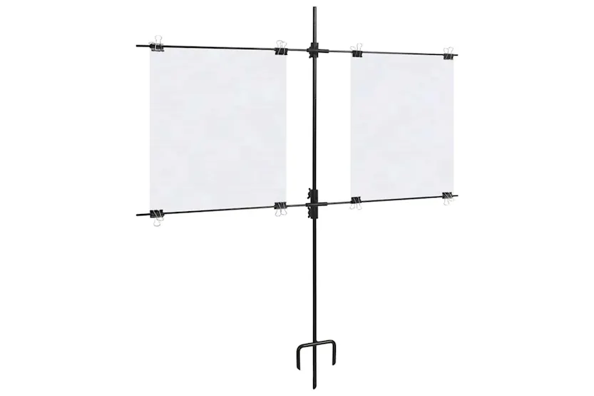 Vidaxl Target Paper Stand With Shooting Papers 78x76 Cm Steel Vidaxl Target Paper Stand With Shooting Papers 78x76 Cm Steel